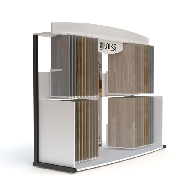 Mobile floor rack